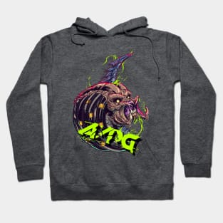 Impaled Predator (with splatter logo) Hoodie